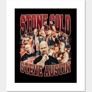 Stone Cold Steve Austin Bootleg Tee Posters and Art